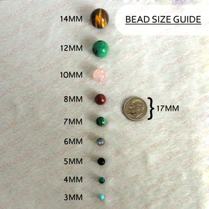 Handmade Healing Gemstone Yoga Bracelet - Custom Design Rainbow Black Obsidian, Brown Tiger Eye 14mm Beads, Genuine 925 Sterling Silver Art Deco Spacer Beads BR1798