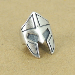 1 PC Silver Warrior Protection Bead - S925 Sterling Silver WSP420X1