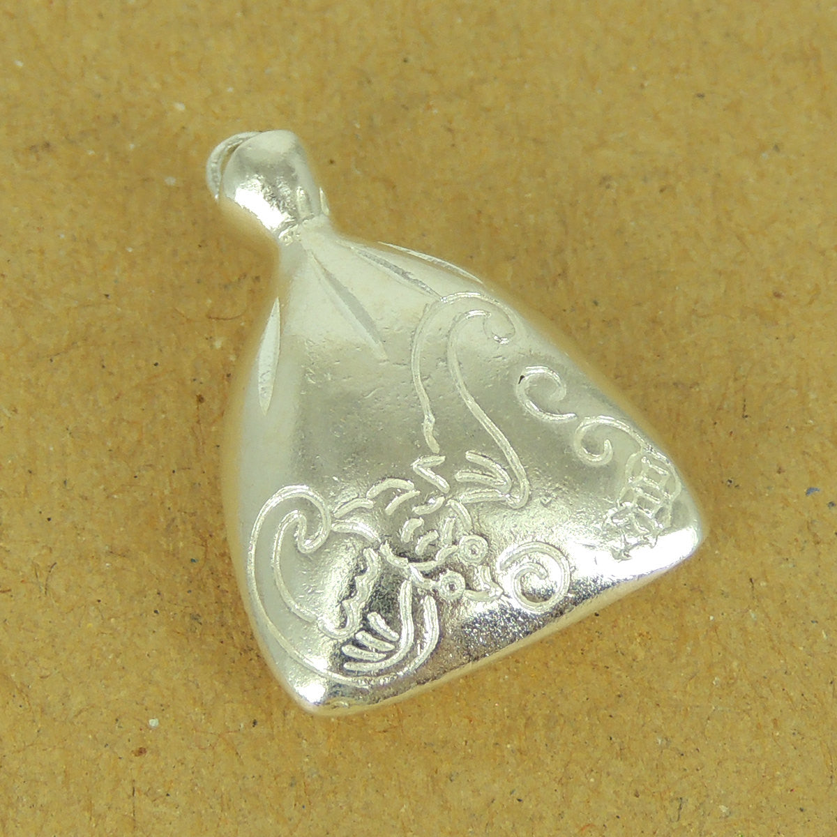 2 PCS Lucky Money Bag Pendant - S925 Sterling Silver WSP507X2