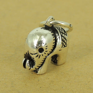 1 PC Elephant Protection Pendant - Genuine S925 Sterling Silver
