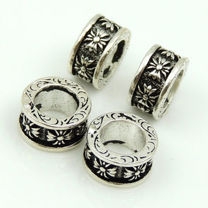 4 PCS Celtic Cross Spacers - S925 Sterling Silver - Wholesale by Gem & Silver WSP183X4