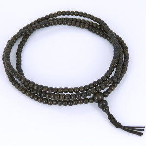 4mm Vietnamese Agarwood 216 Beads Bracelet & Necklace - Gem & Silver AW010