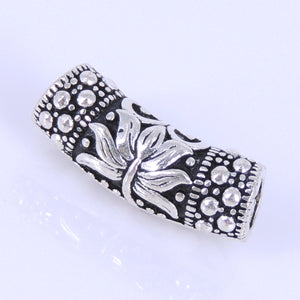 1 PC Vintage Protection Lotus Charm - S925 Sterling Silver WSP279X1