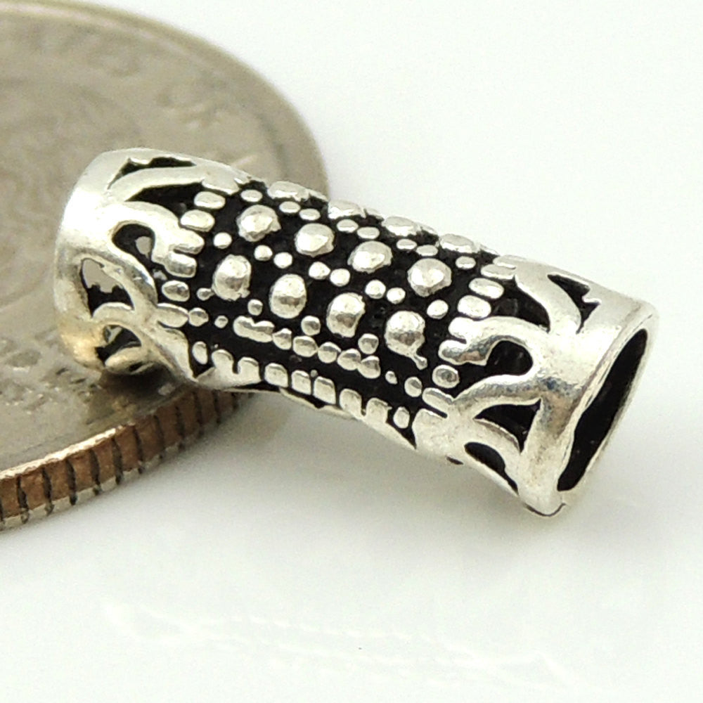 2 PCS Vintage Gothic Charms - S925 Sterling Silver - Wholesale by