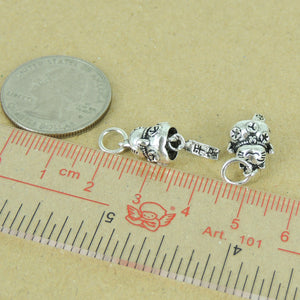 925 Sterling Silver Maneki Neko Lucky Cat Pendant Best Gift Protection Wealth with 925 Stamp Japanese Popular Design Custom Jewelry Silver Parts